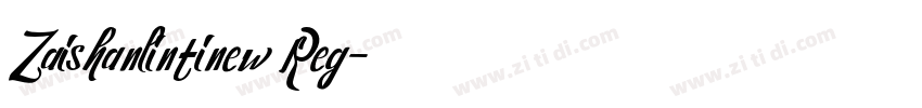 Zaishanlintinew Reg字体转换